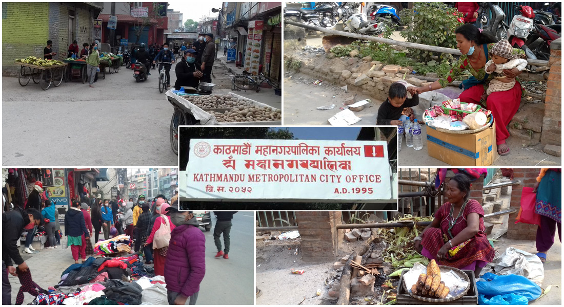 फुटपाथका सामान जफत गरेर चार वर्षमा काठमाडौं महानगरले कमायो ५९ लाख 